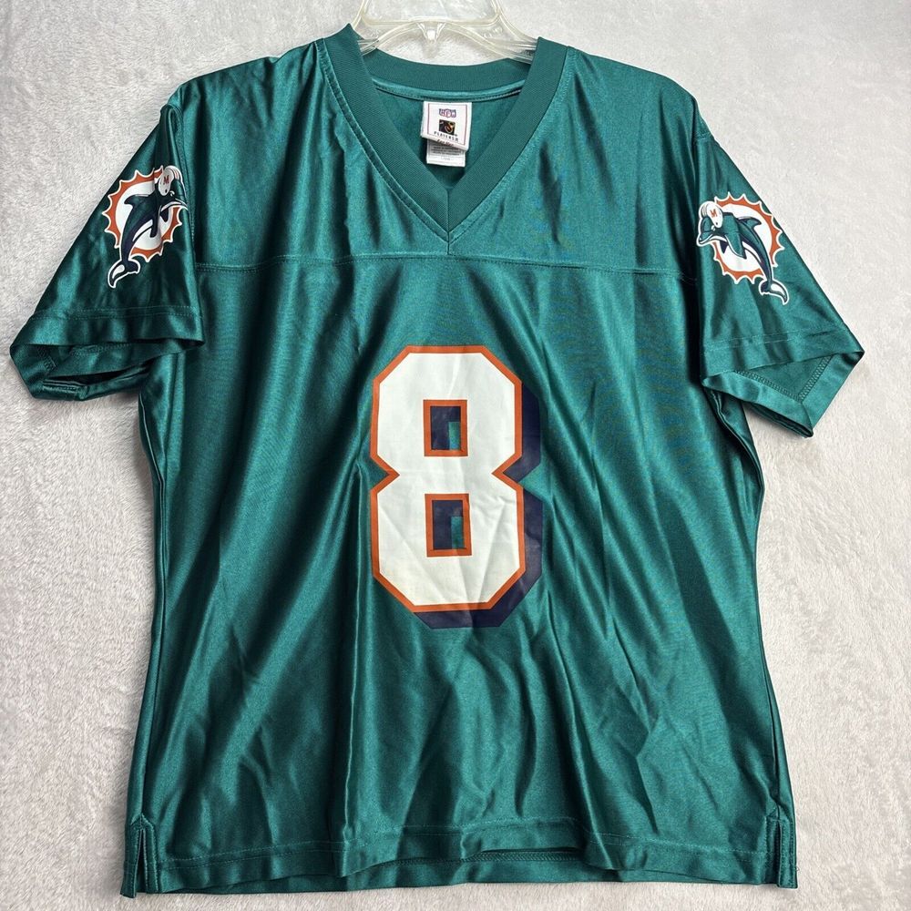 NFL REEBOK #8 DAUNTE CULPEPPER Miami Dolphins Football Jersey Large Woman's